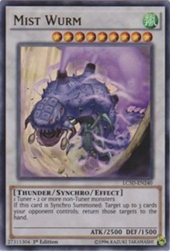 Mist Wurm (LC5D-EN240) - Ultra Rare