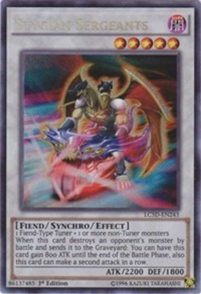 Stygian Sergeants (LC5D-EN243) - Secret Rare