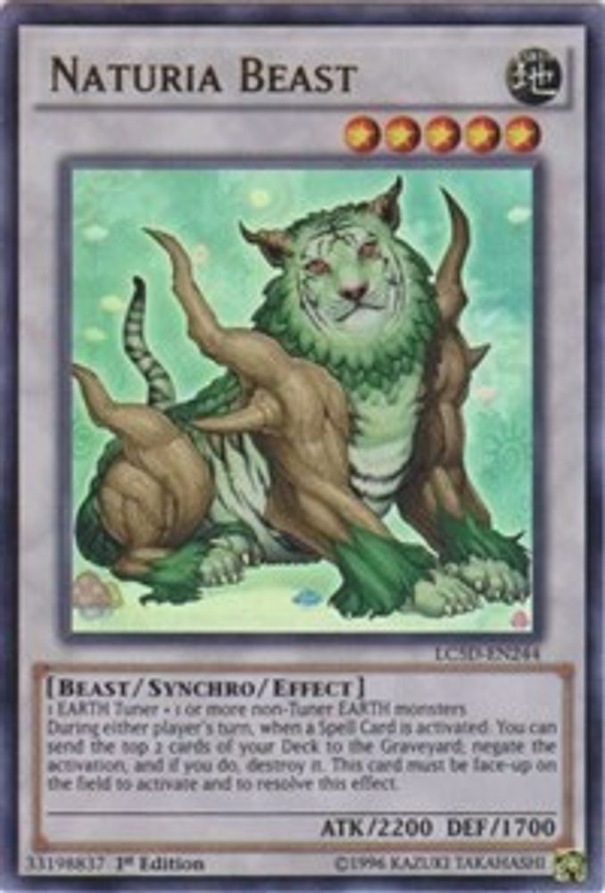 Naturia Beast (LC5D-EN244) - Ultra Rare