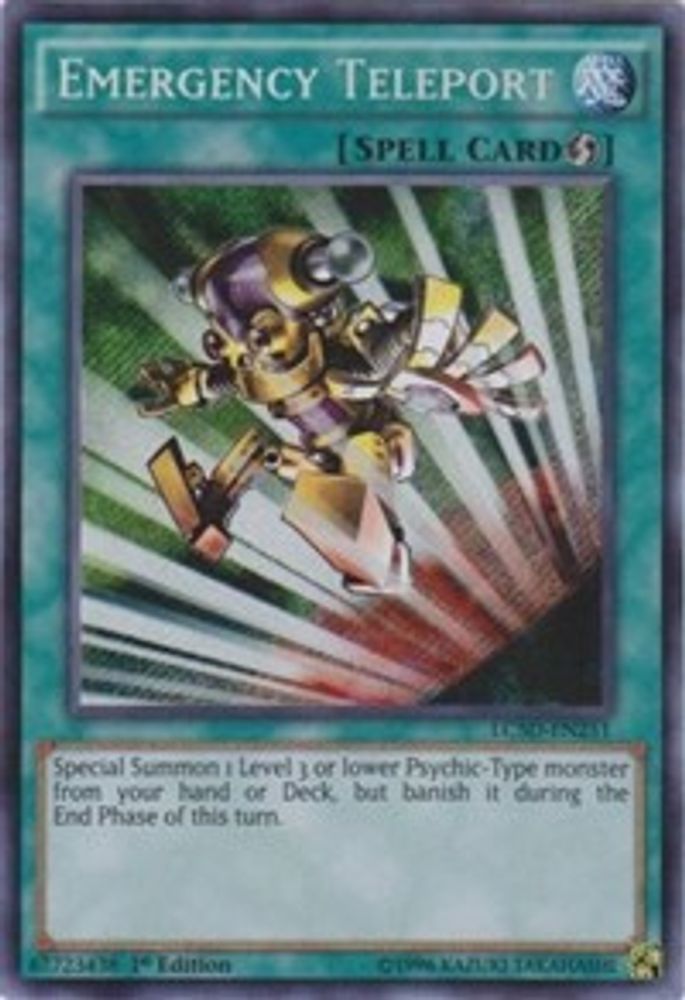 Emergency Teleport (LC5D-EN251) - Secret Rare