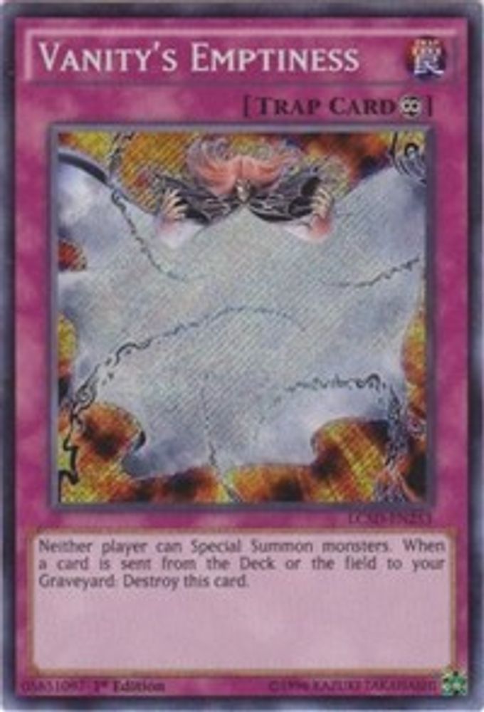 Vanity's Emptiness (LC5D-EN253) - Secret Rare