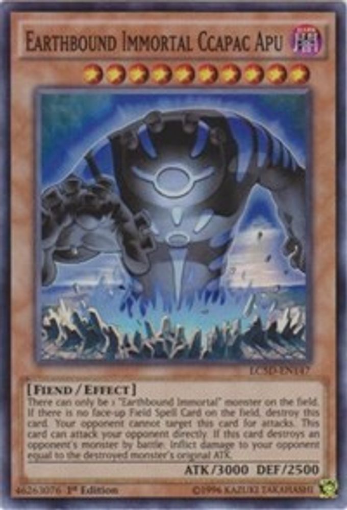 Earthbound Immortal Ccapac Apu (LC5D-EN147) - Super Rare