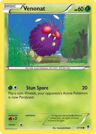 Venonat  - Common