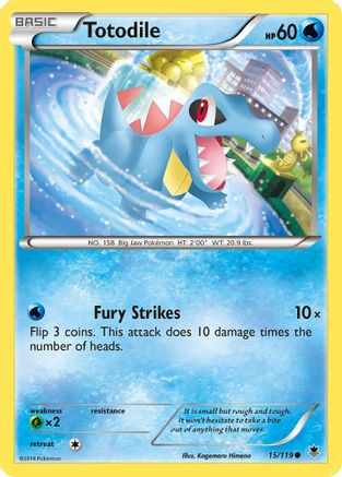 Totodile 015  - Common