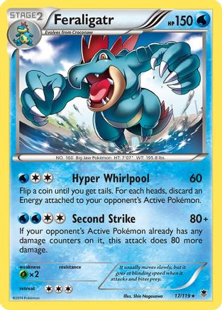 Feraligatr 017/119  - Holofoil - Holo Rare