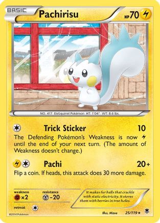 Pachirisu 025  - Rare