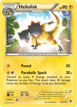 Heliolisk  - Holofoil - Holo Rare