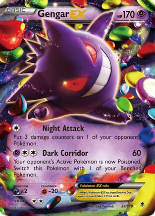 Gengar EX 034  - Holofoil - Ultra Rare