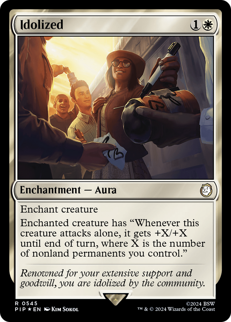 Idolized (Surge Foil) (PIP-545) - Fallout Foil