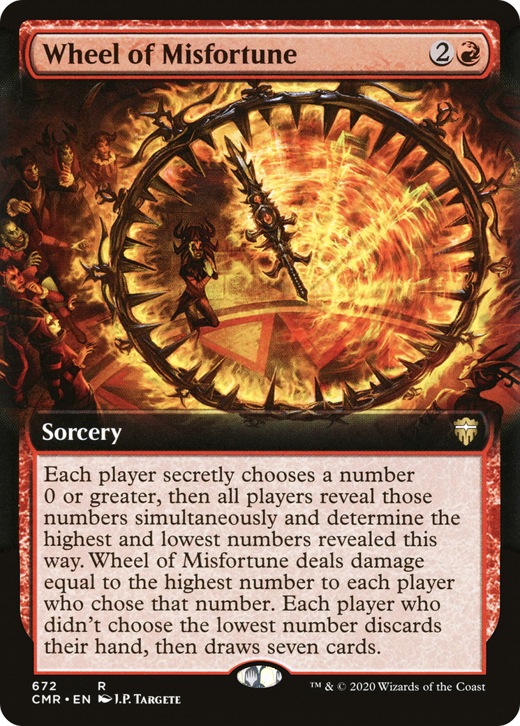 Roue du malheur (art étendu) [Commander Legends] 