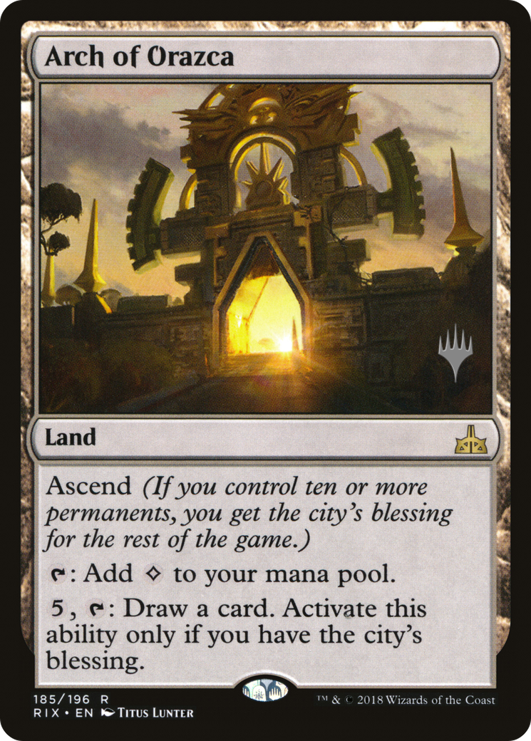 Arc d'Orazca (Pack Promo) [Promos Rivals of Ixalan] 