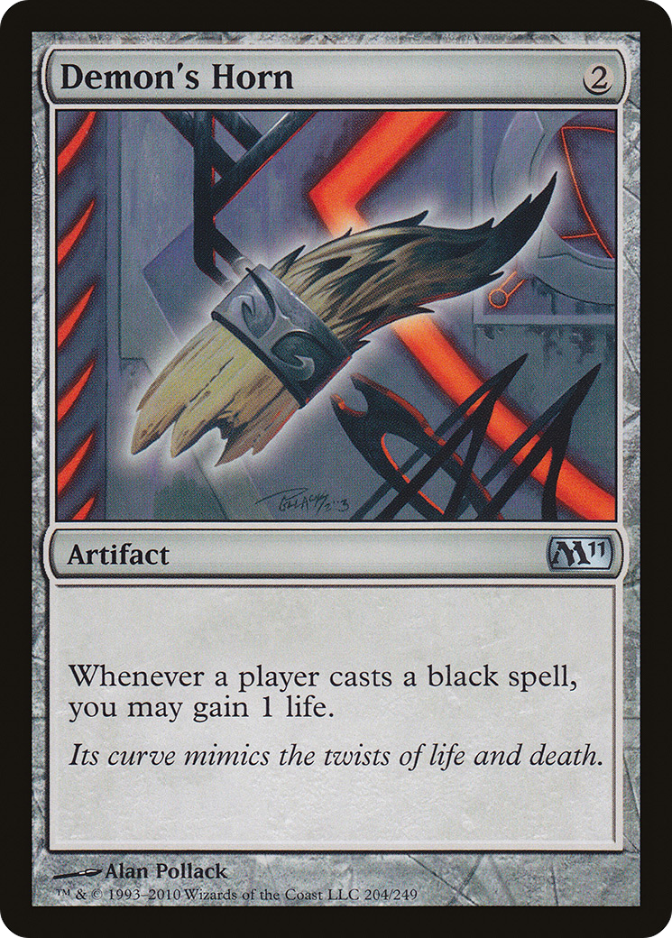 Demon's Horn (M11-204) - Magic 2011 Foil