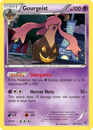 Gourgeist 045/119  - Holofoil - Holo Rare