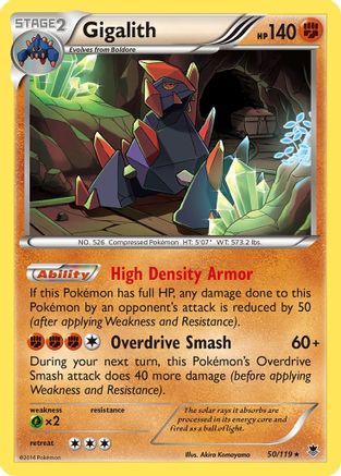Gigalith  - Holofoil - Holo Rare