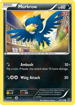Murkrow 051/119  - Common
