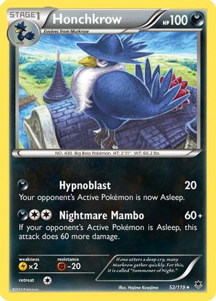 Honchkrow  - Rare