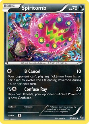 Spiritomb 055  - Rare