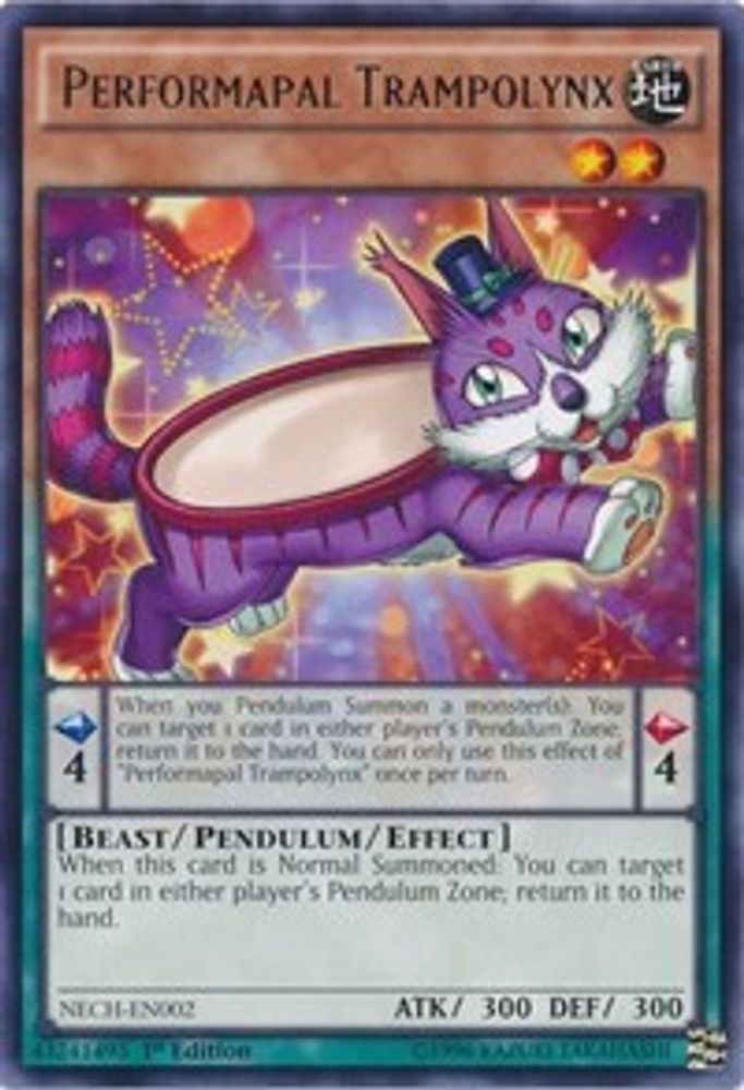 Performapal Trampolynx (NECH-EN002) - Rare