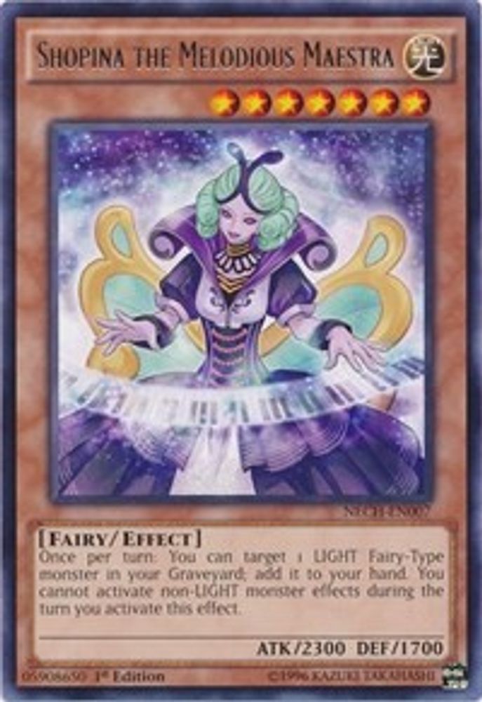 Shopina the Melodious Maestra (NECH-EN007) - Rare