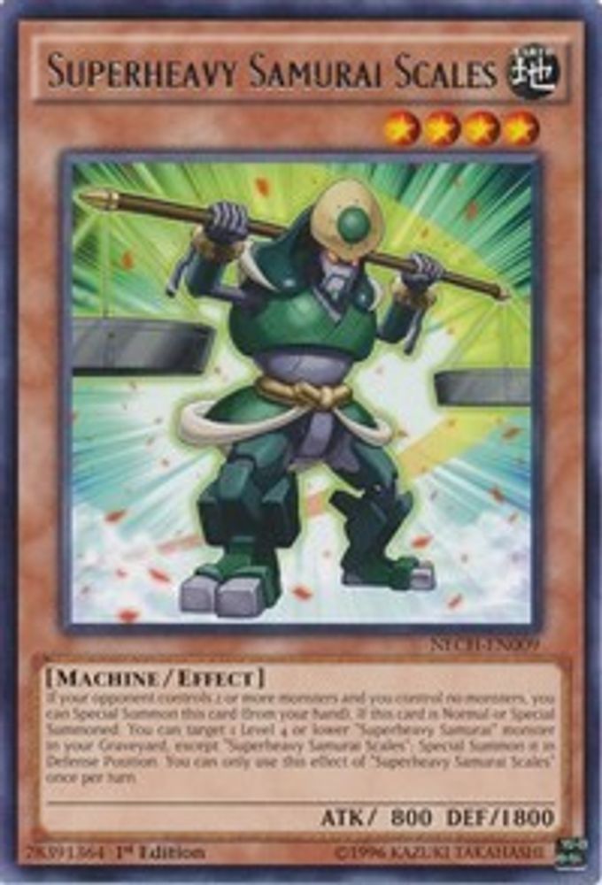 Superheavy Samurai Scales (NECH-EN009) - Rare