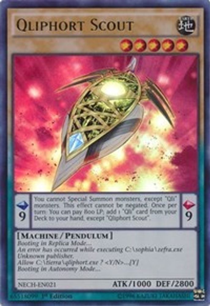 Qliphort Scout (NECH-EN021) - Ultra Rare