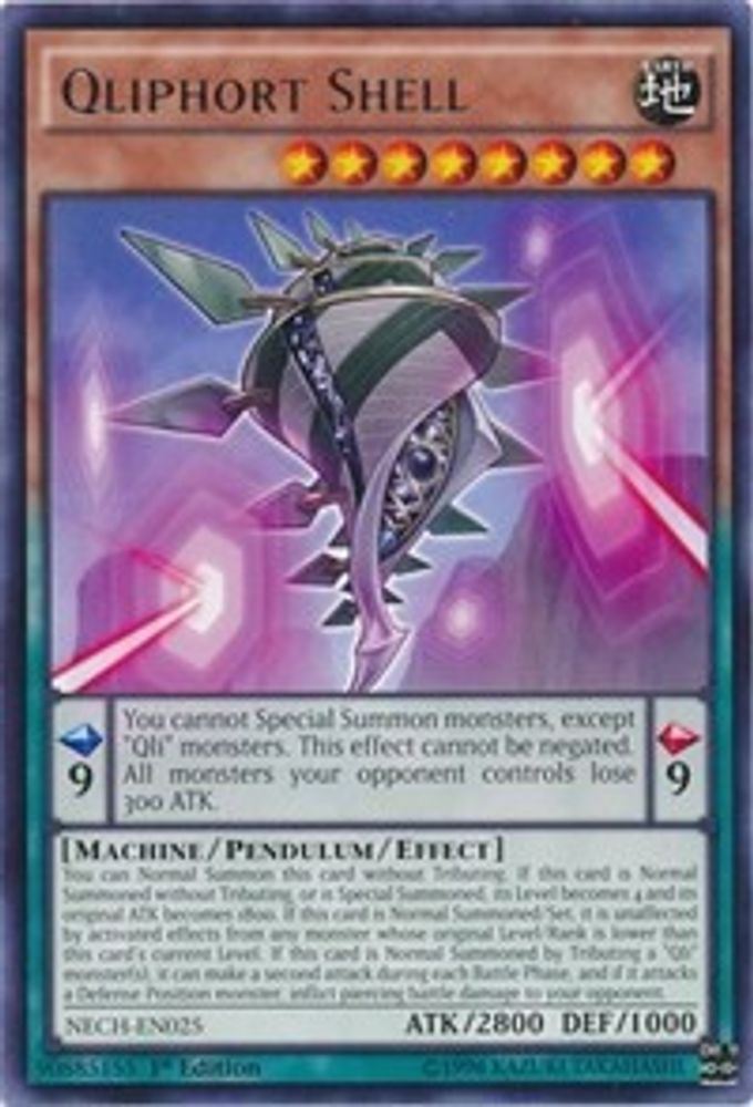 Qliphort Shell (NECH-EN025) - Rare