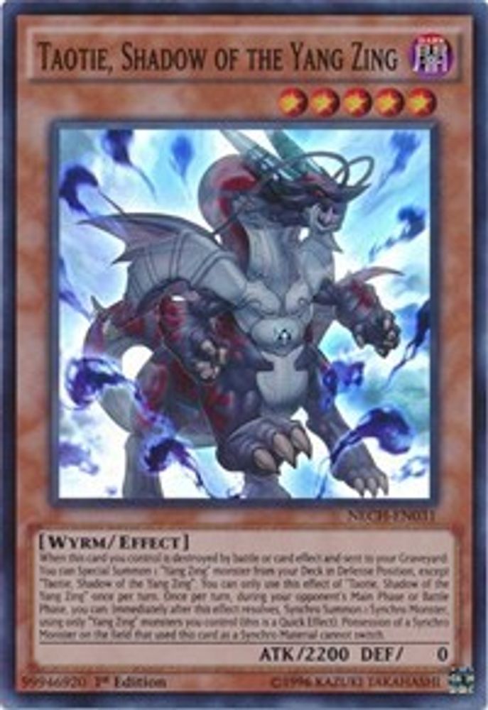 Taotie, Shadow of the Yang Zing (NECH-EN031) - Super Rare