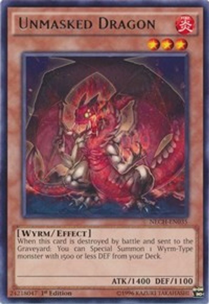 Unmasked Dragon (NECH-EN035) - Rare
