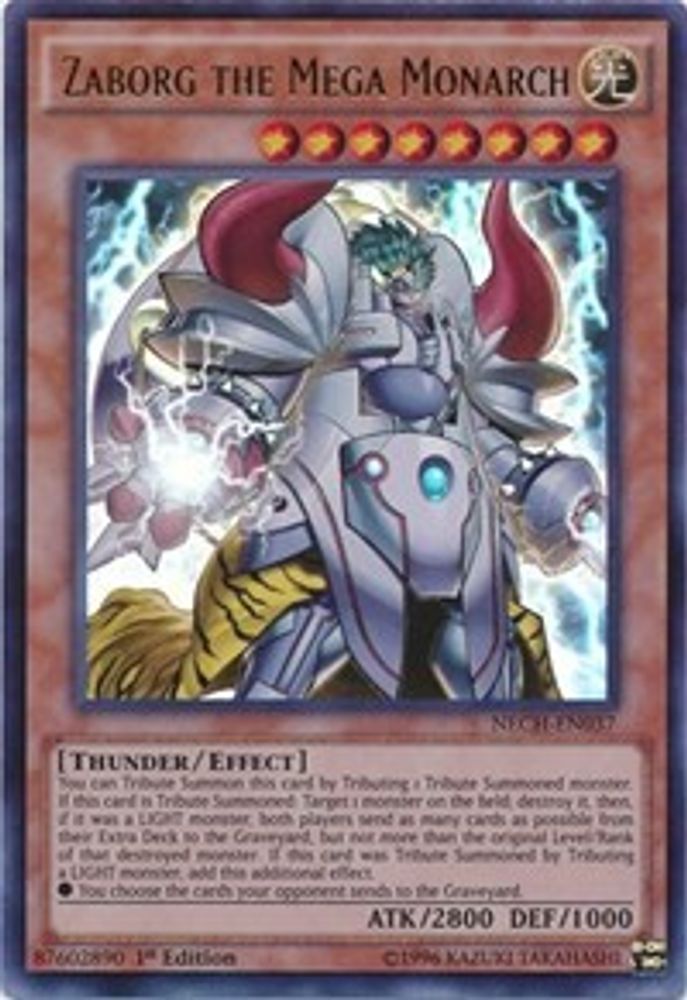 Zaborg the Mega Monarch (NECH-EN037) - Ultra Rare
