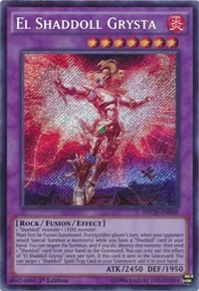 El Shaddoll Grysta (NECH-EN048) - Secret Rare
