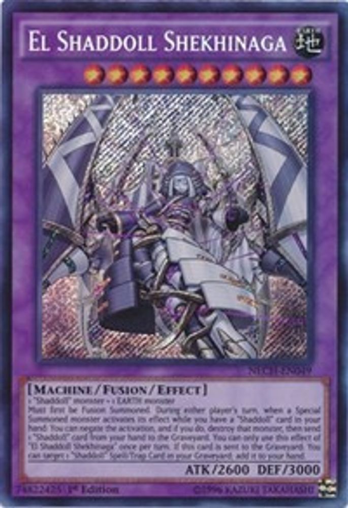 El Shaddoll Shekhinaga [NECH-EN049] Secret Rare 