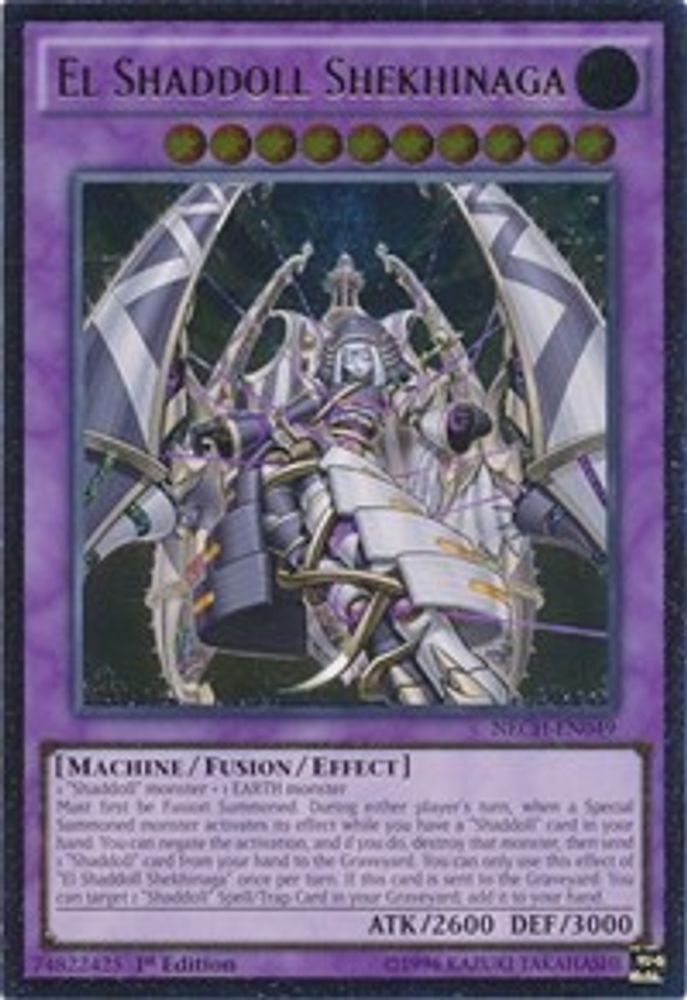 El Shaddoll Shekhinaga [NECH-EN049] Ultime Rare 