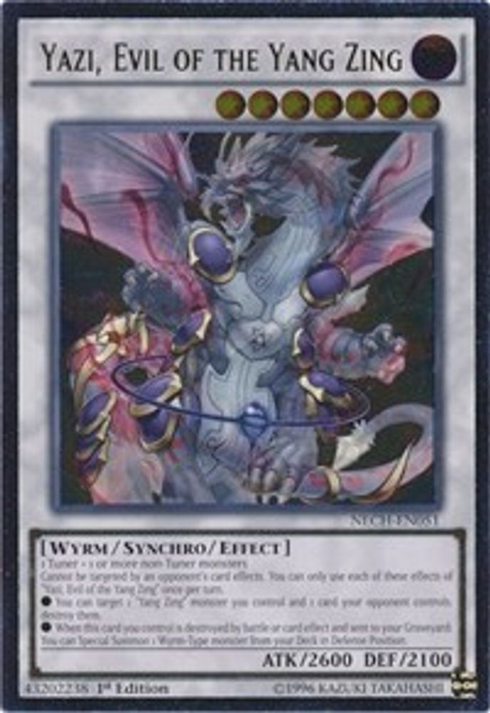 Yazi, Evil of the Yang Zing (UTR) (NECH-EN051) - Ultimate Rare