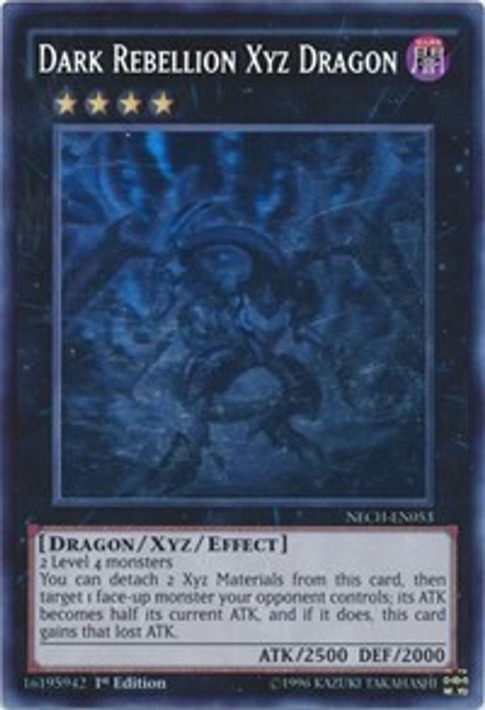 Dark Rebellion Xyz Dragon (Ghost Rare) (NECH-EN053) - Ghost Rare