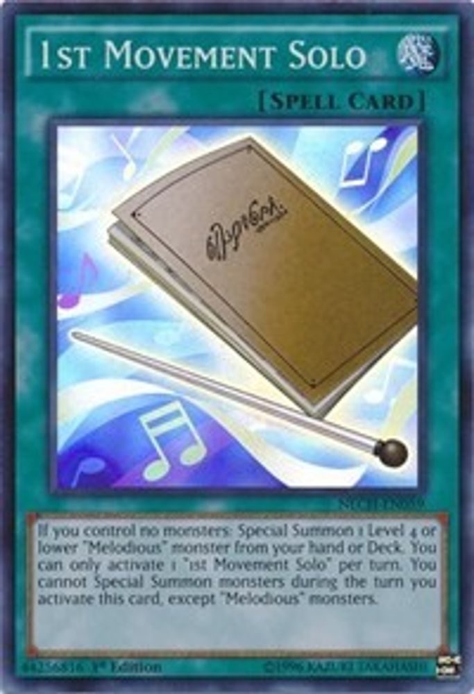 1st Movement Solo (NECH-EN059) - Super Rare