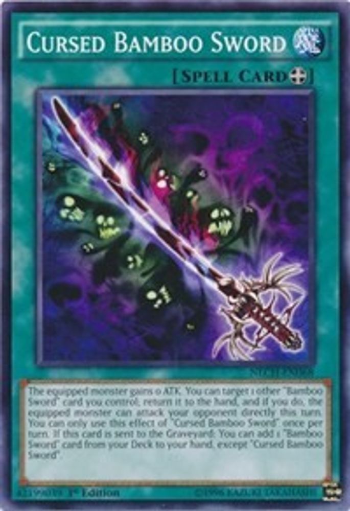Cursed Bamboo Sword (NECH-EN068) - Common
