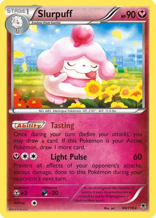 Slurpuff 069/119  - Holofoil - Holo Rare