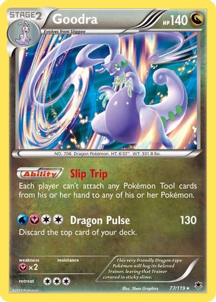 Goodra 077/119  - Holofoil - Holo Rare