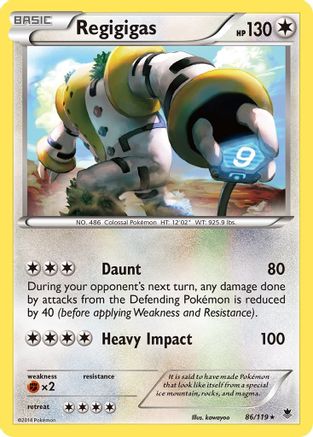 Regigigas  - Holofoil - Holo Rare