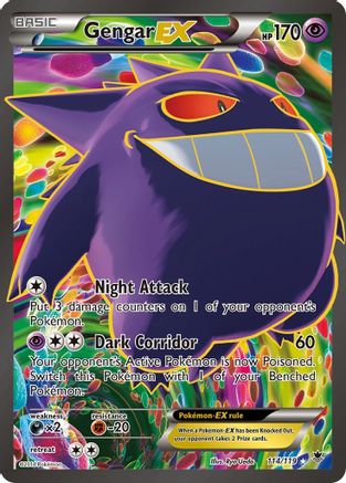 Gengar EX (114 Full Art) (114 Full Art) 114/119  - Holofoil - Ultra Rare