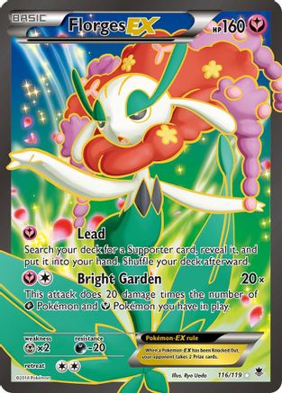 Florges EX (116 Full Art) (116 Full Art) 116/119  - Holofoil - Ultra Rare