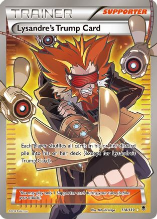 Lysandre's Trump Card (118 Full Art) (118 Full Art) 118/119  - Holofoil - Ultra Rare