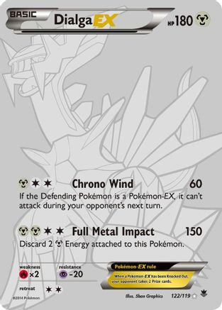 Dialga EX (122 Secret Rare)  - Holofoil - Secret Rare