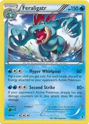 Feraligatr - 17/119 (XY Phantom Forces)/119  - Rare