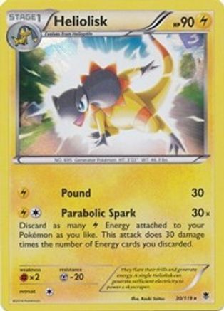 Héliolisk (30/119) (Thème Deck exclusif) [XY : Phantom Forces] 