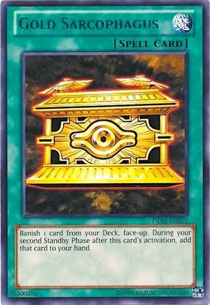 Gold Sarcophagus (Blue) (DL18-EN011) - Rare