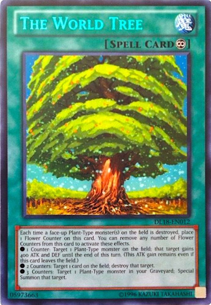 The World Tree (Green) (DL18-EN012) - Rare