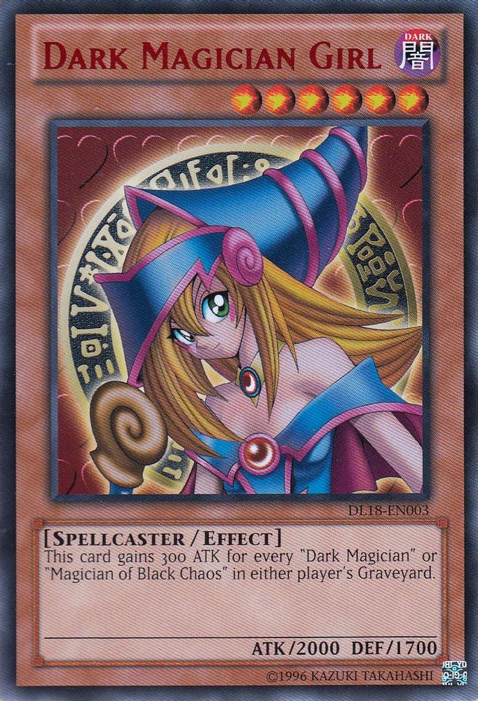 Fille magicienne noire (rouge) [DL18-EN003] Rare 
