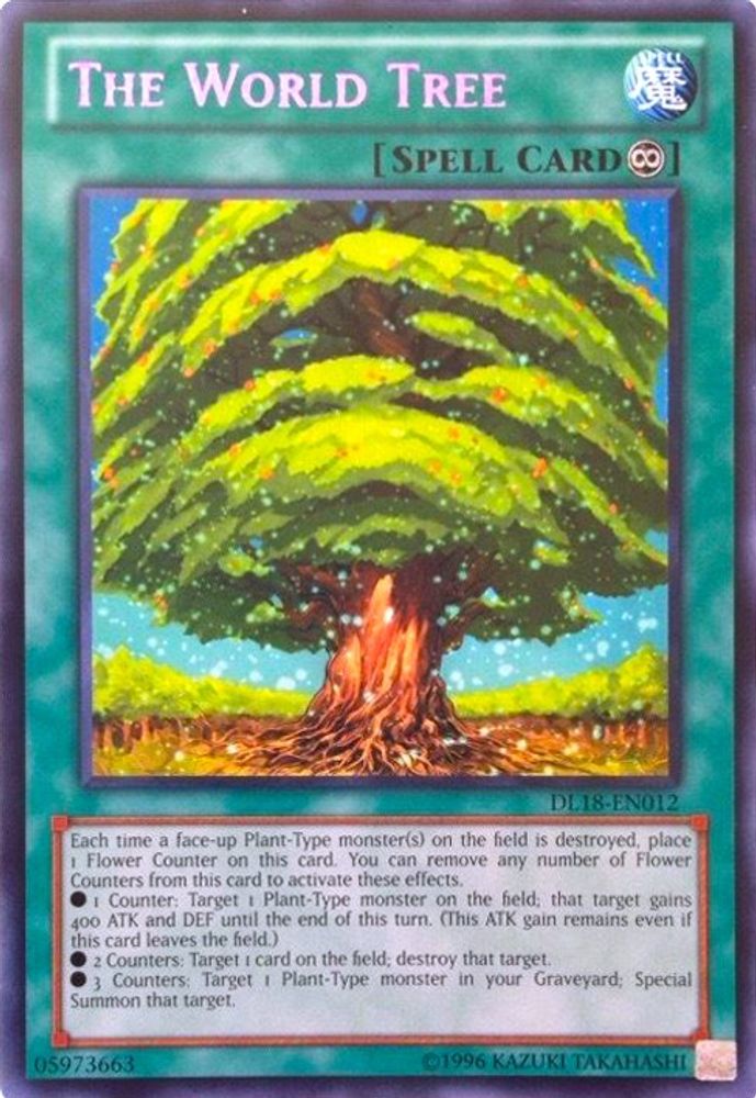 The World Tree (Purple) (DL18-EN012) - Rare