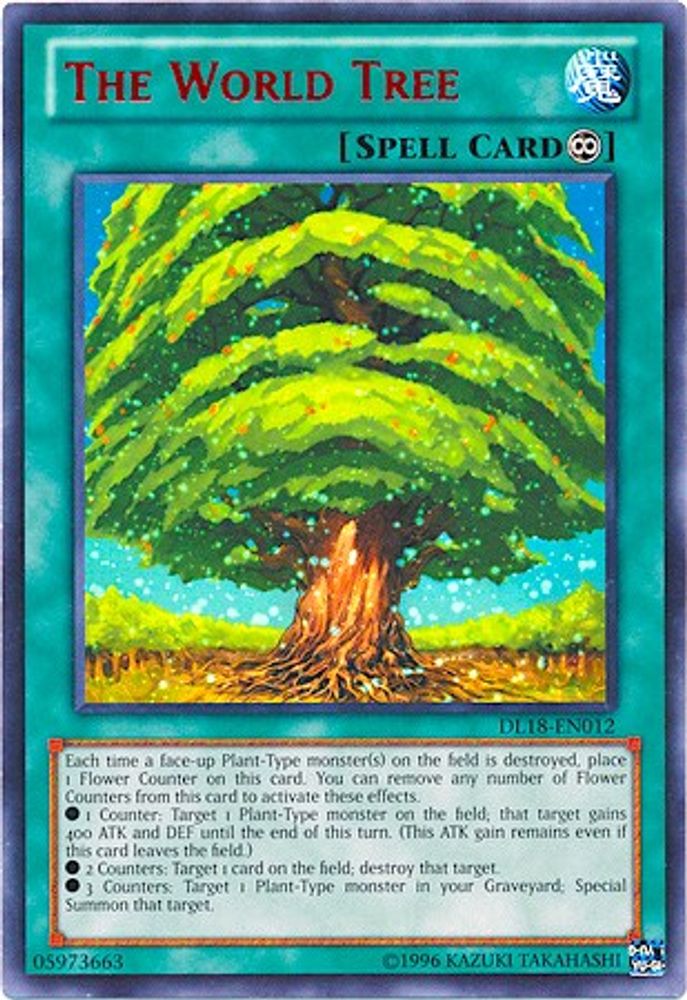 L'Arbre du Monde (Rouge) [DL18-EN012] Rare 